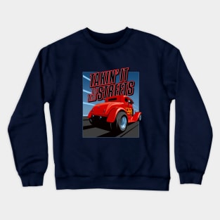Takin' it to the streets - red Crewneck Sweatshirt